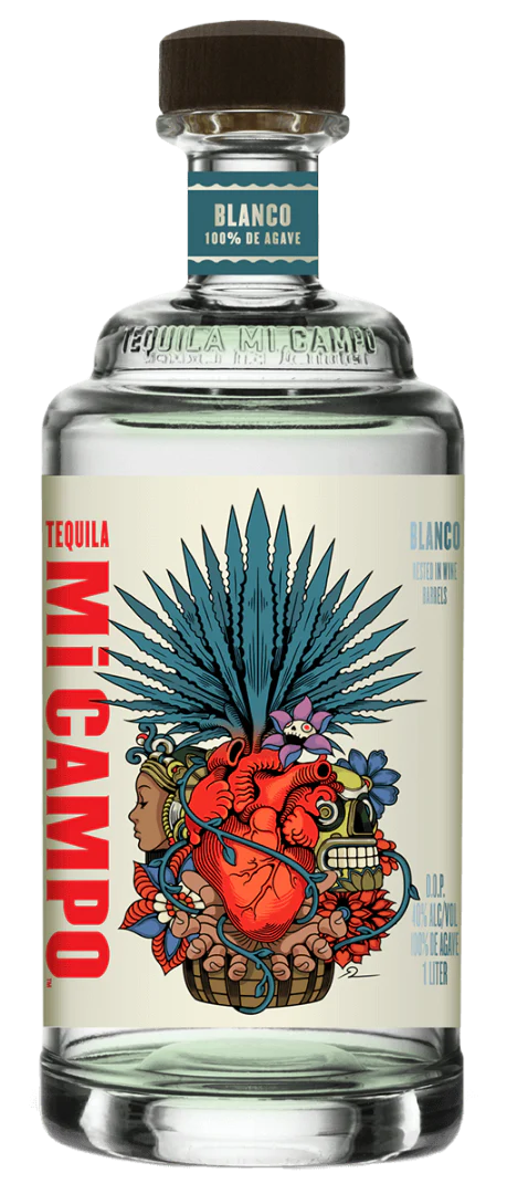 MI CAMPO TEQUILA BLANCO RESTED IN WINE BARRELS 750ML
