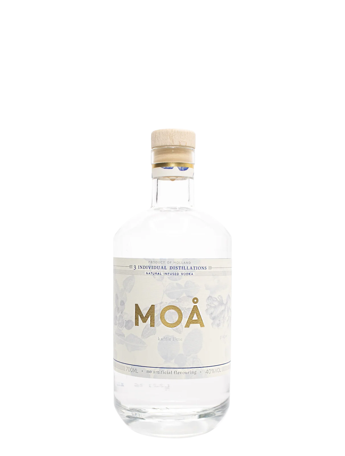 MOA VODKA GINGER & LIME LEAF INFUSED HOLLAND 700ML