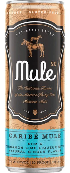 MULE 2.0 CARIBE MULE COCKTAIL 4X12OZ CAN