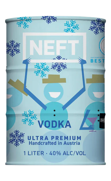 NEFT VODKA HOLIDAY EDITION AUSTRIA 1LI