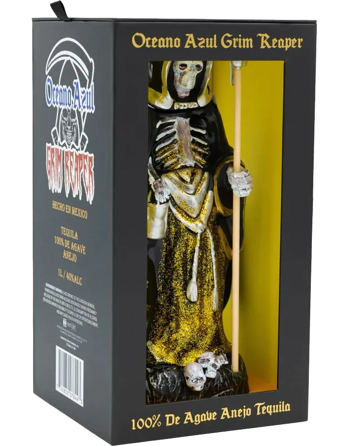OCEANO AZUL GRIM REAPER TEQUILA ANEJO 1LI