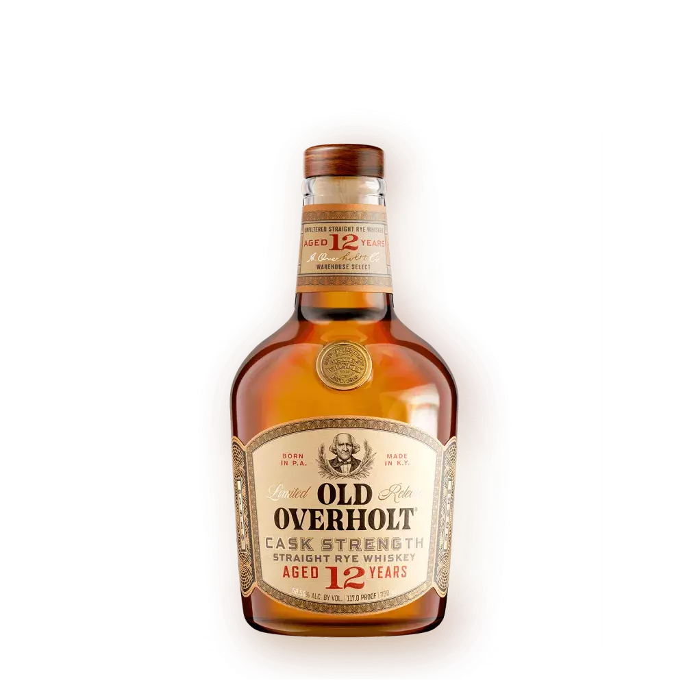 OLD OVERHOLT WHISKEY RYE CASK STRENGTH KENTUCKY 12YR 750ML