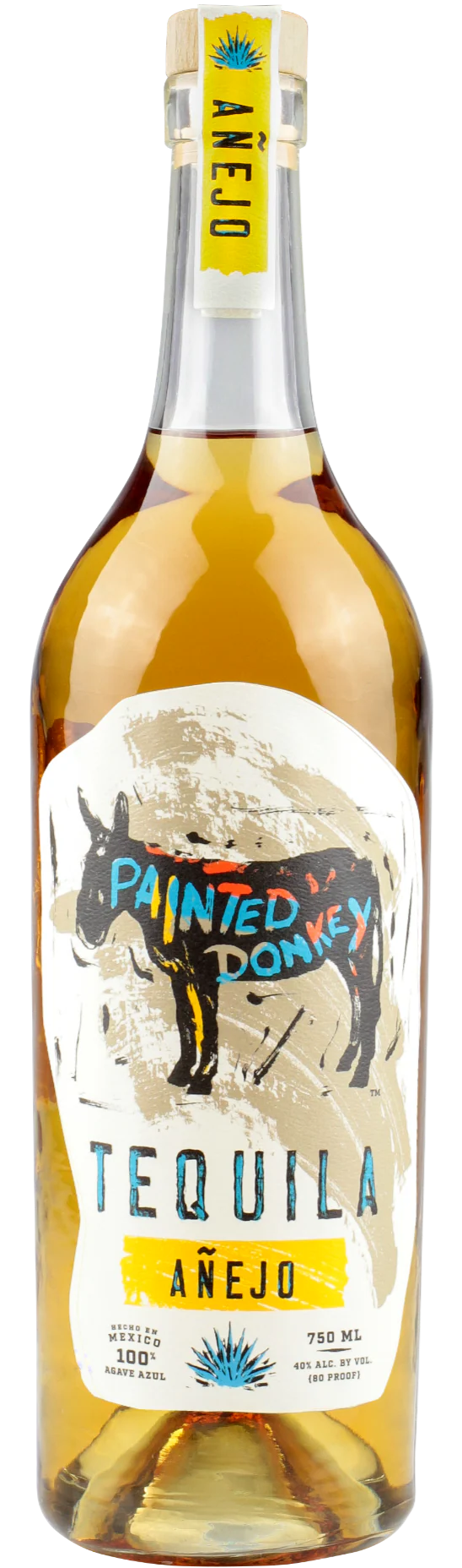 PAINTED DONKEY TEQUILA ANEJO 750ML - Image 2