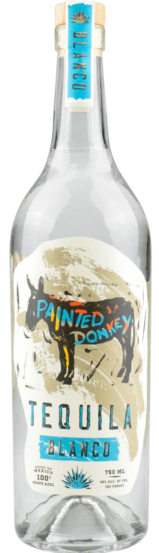 PAINTED DONKEY TEQUILA BLANCO 750ML - Image 2