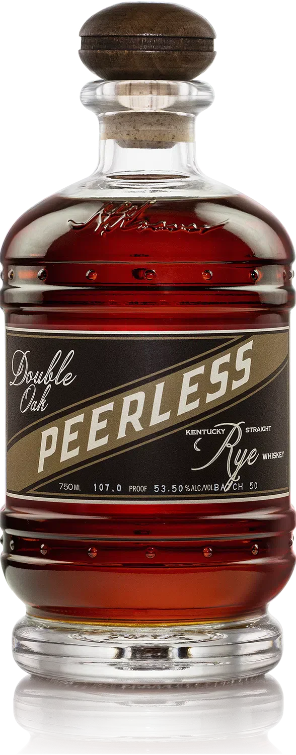 PEERLESS WHISKEY RYE STRAIGHT DOUBLE OAK KENTUCKY 750ML