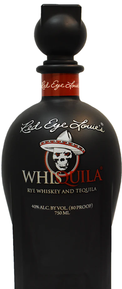 RED EYE LOUIES WHISQUILA RYE WHISKEY AND TEQUILA 750ML