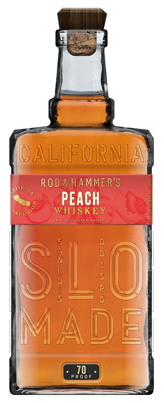 ROD & HAMMERS WHISKY PEACH FLAVORED CALIFORNIA 750ML