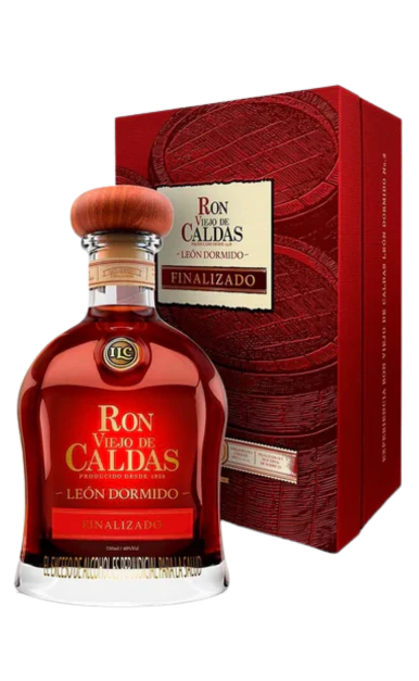 RON VIEJO DE CALDAS RUM LEON DORMIDO FINALIZADO COLOMBIA 750ML