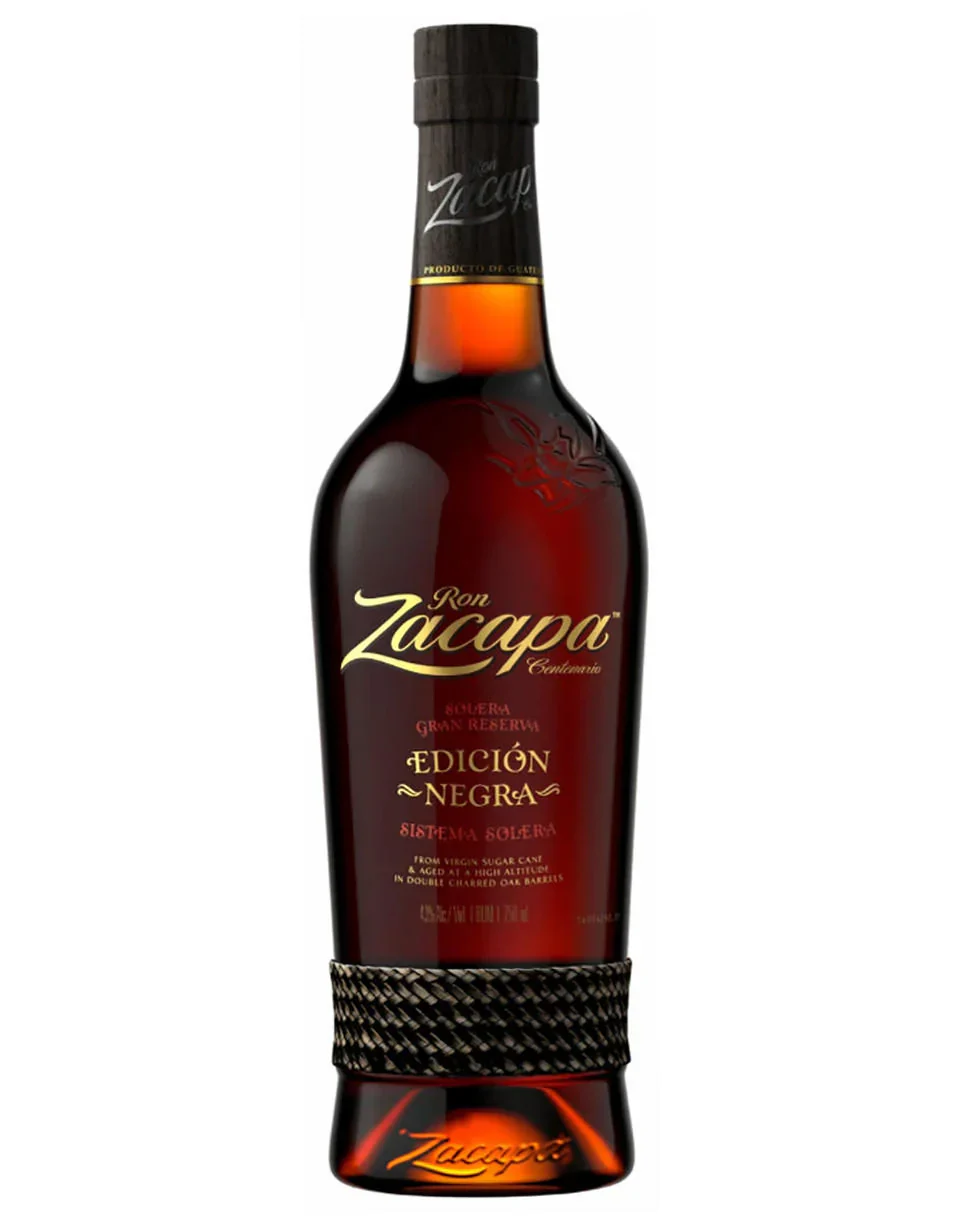 RON ZACAPA RUM CENTENARIO EDICION NEGRA GRAN RESERVA GUATEMALA 750ML