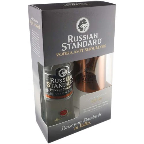 XXXXXRUSSIAN STANDARD VODKA GFT PK W/ MUG 750ML
