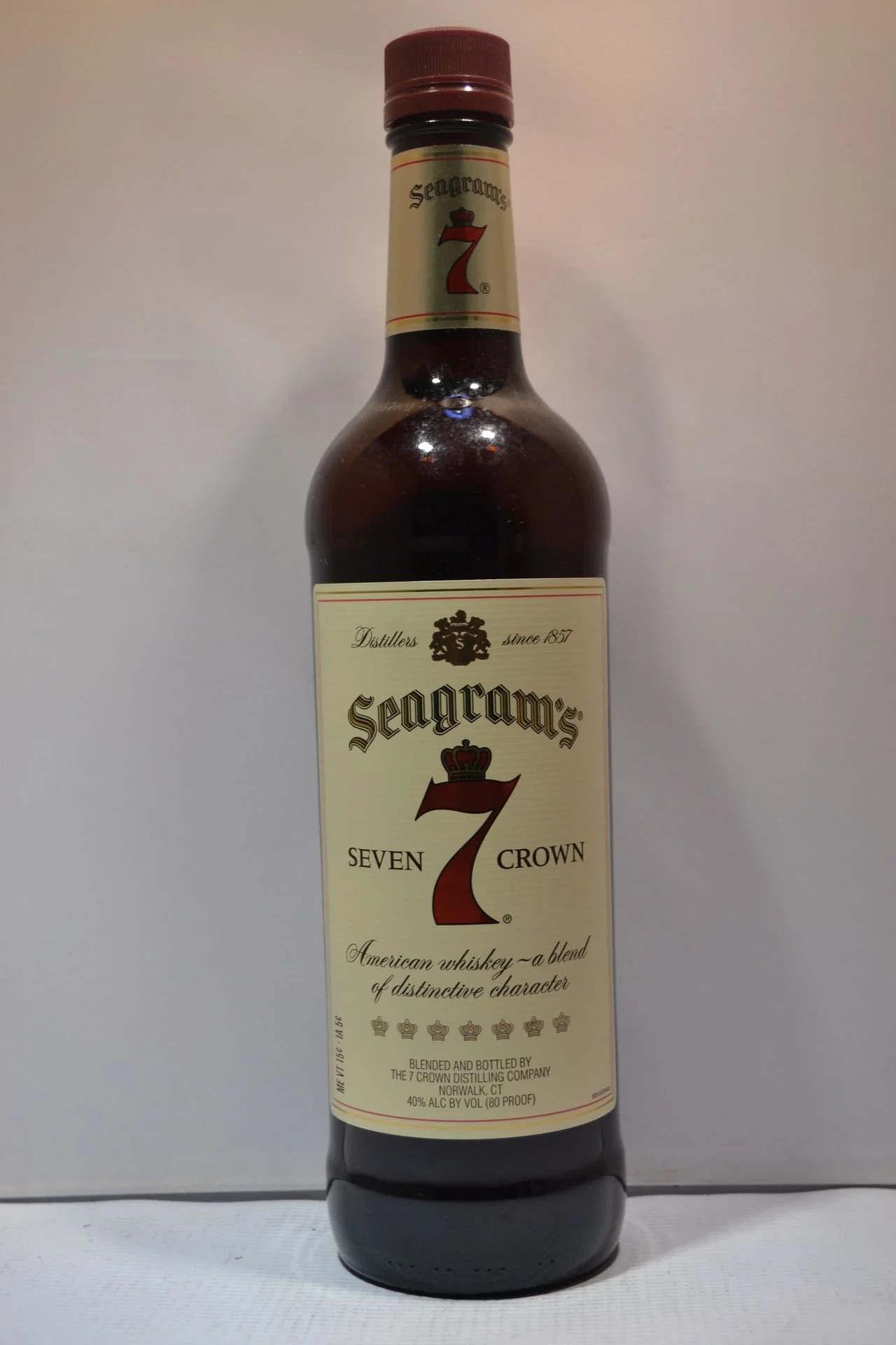 SEAGRAMS SEVEN 7 CROWN WHISKEY BLENDED AMERICAN 750ML - Image 2