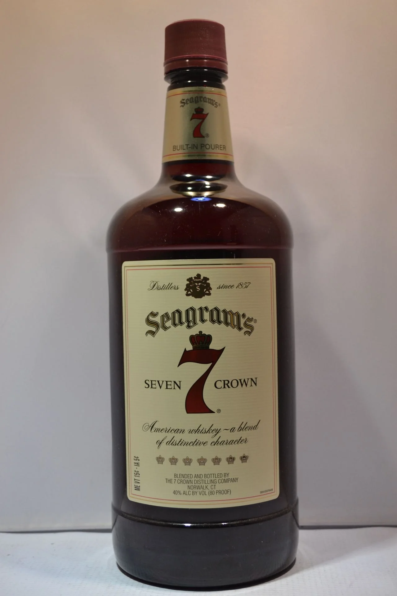 SEAGRAMS SEVEN 7 CROWN WHISKEY BLENDED AMERICAN 1.75LI