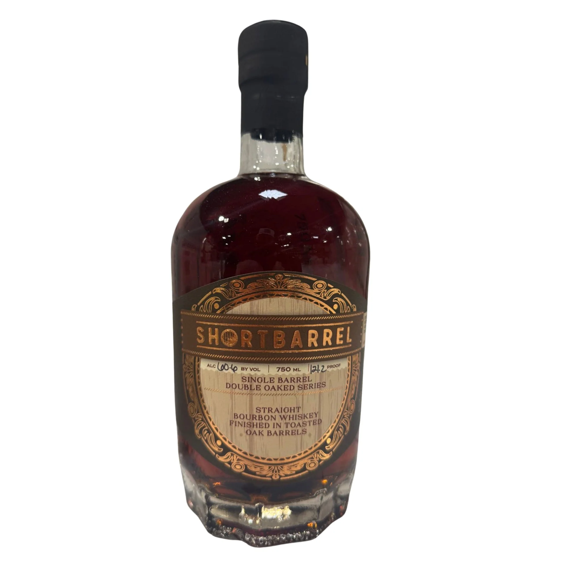 SHORTBARREL BOURBON STRAIGHT FINISHED IN TOASTED OAK BARRELS DOUBLE OAKED SERIES KENTUCKY 750ML