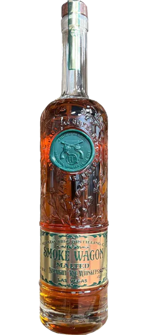 SMOKE WAGON WHISKEY STRAIGHT RYE MALTED NEVADA 750ML