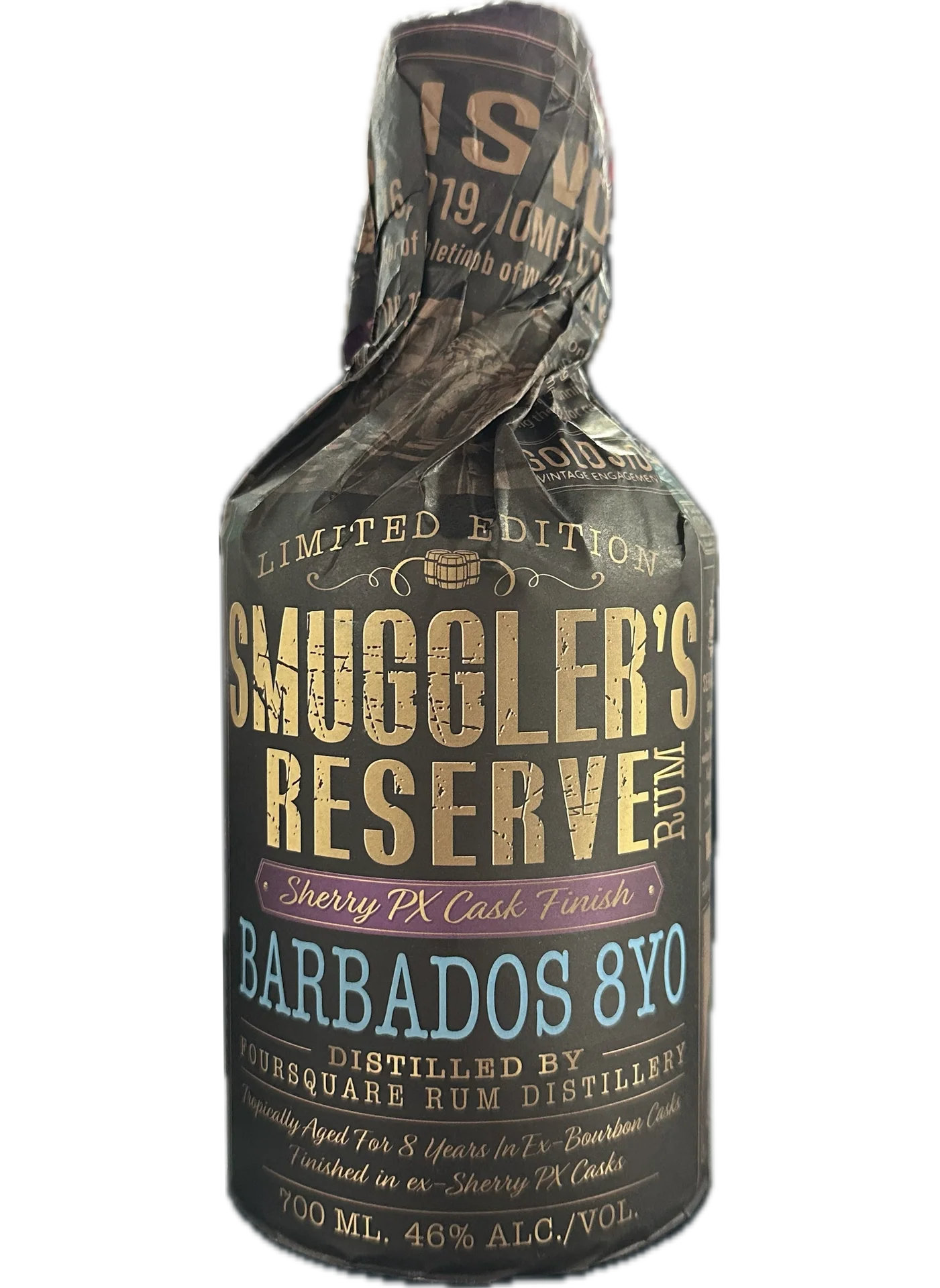 SMUGGLERS RESERVE RUM SHERRY CASK BARBADOS 8YR 700ML