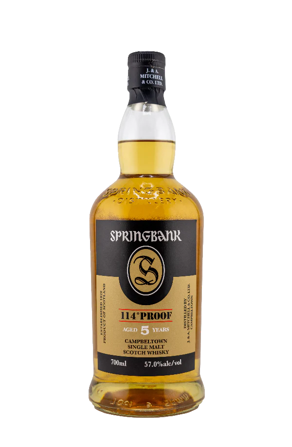 SPRINGBANK SCOTCH SINGLE MALT 114PF 5YR 700ML