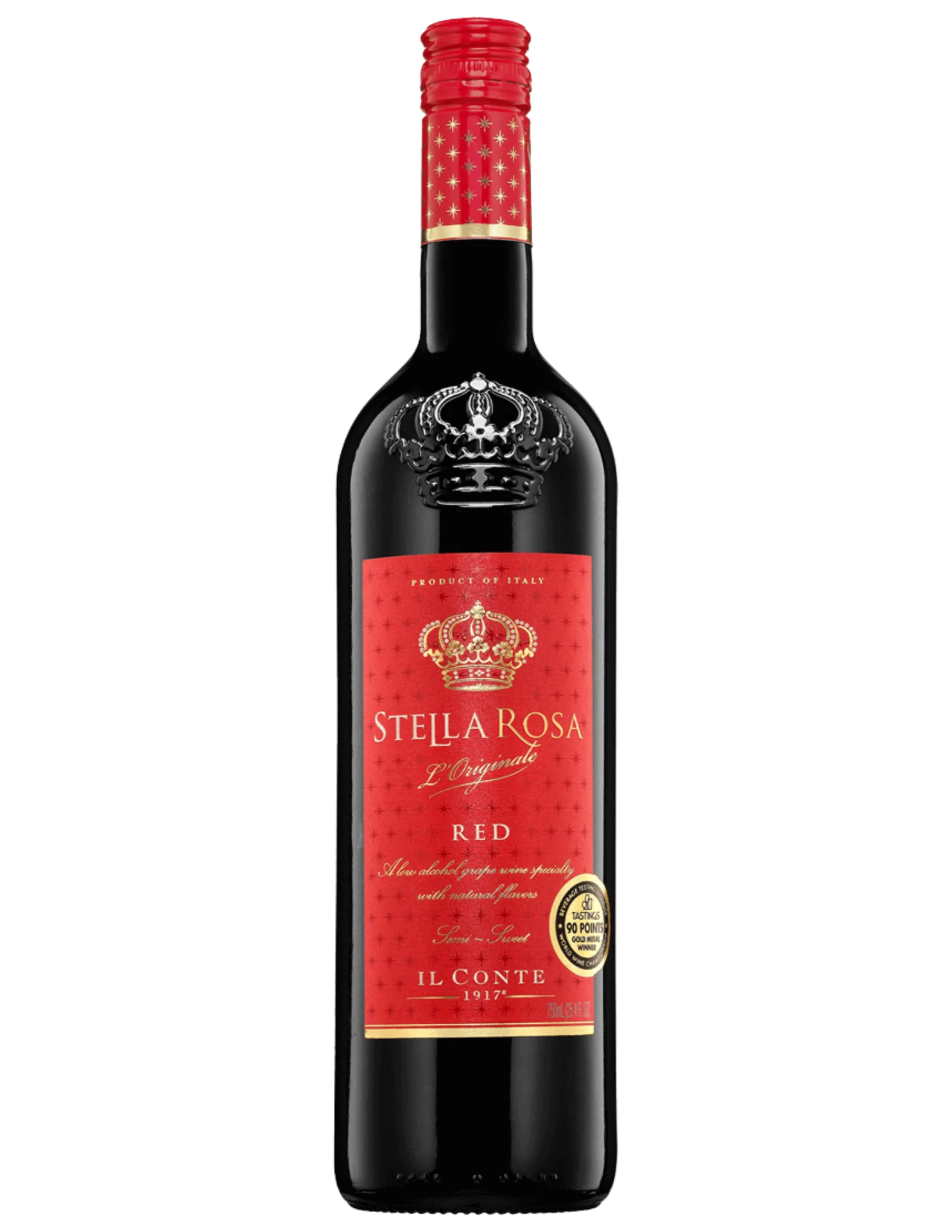 IL CONTE STELLA ROSA RED WINE ITALY 750ML