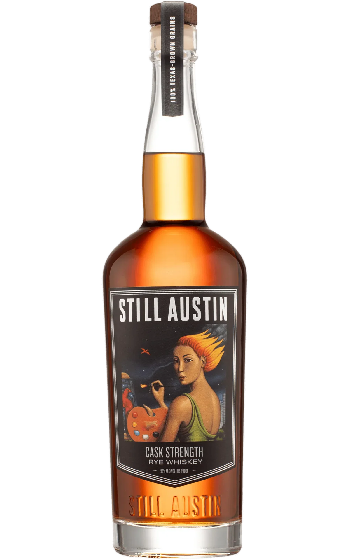 STILL AUSTIN WHISKEY RYE CASK STRENGTH TEXAS 750ML