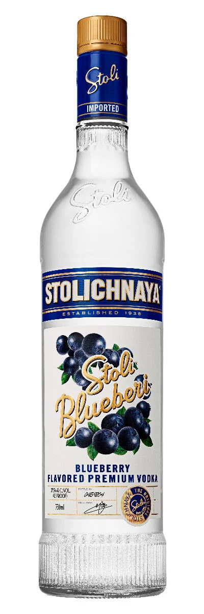 STOLICHNAYA VODKA BLUEBERI 750ML