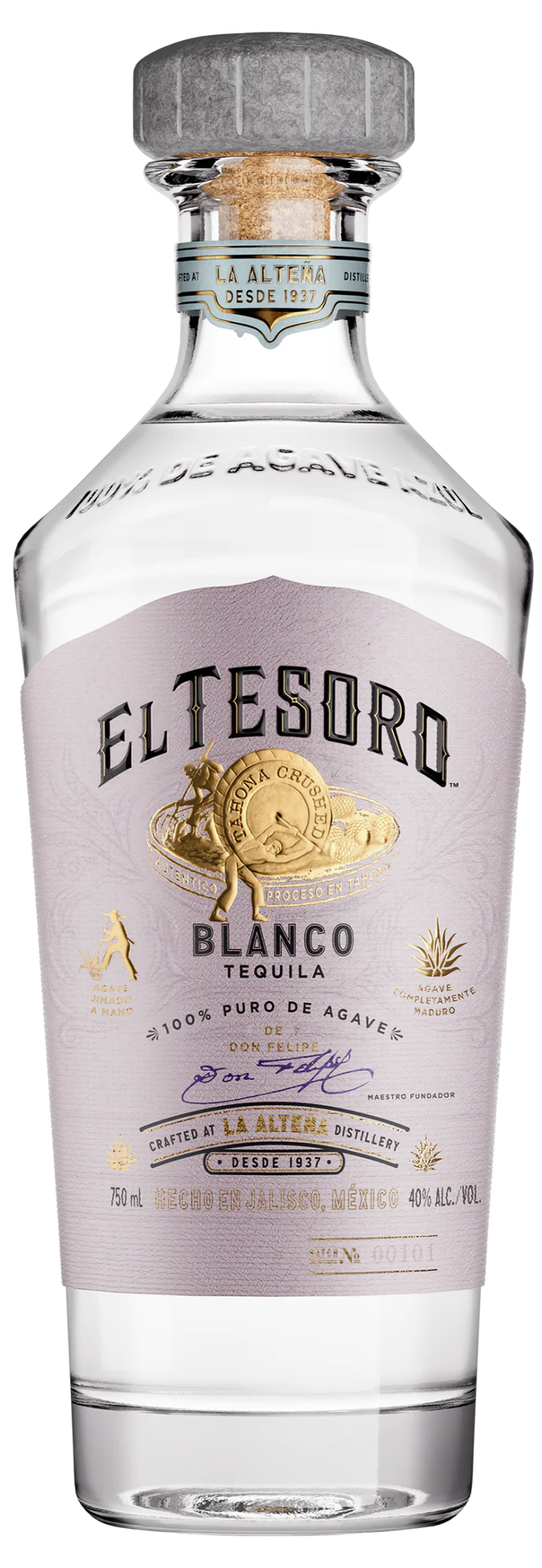 EL TESORO TEQUILA BLANCO 750ML
