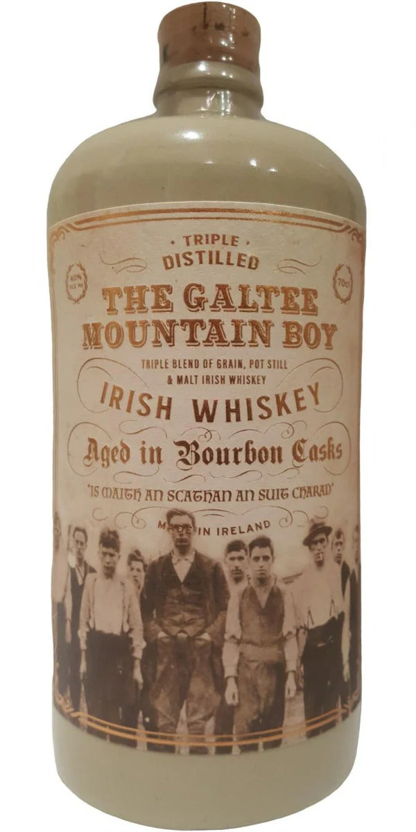 THE GALTEE MOUNTAIN BOY WHISKEY IRISH AGED IN BOURBON CASKS 750ML