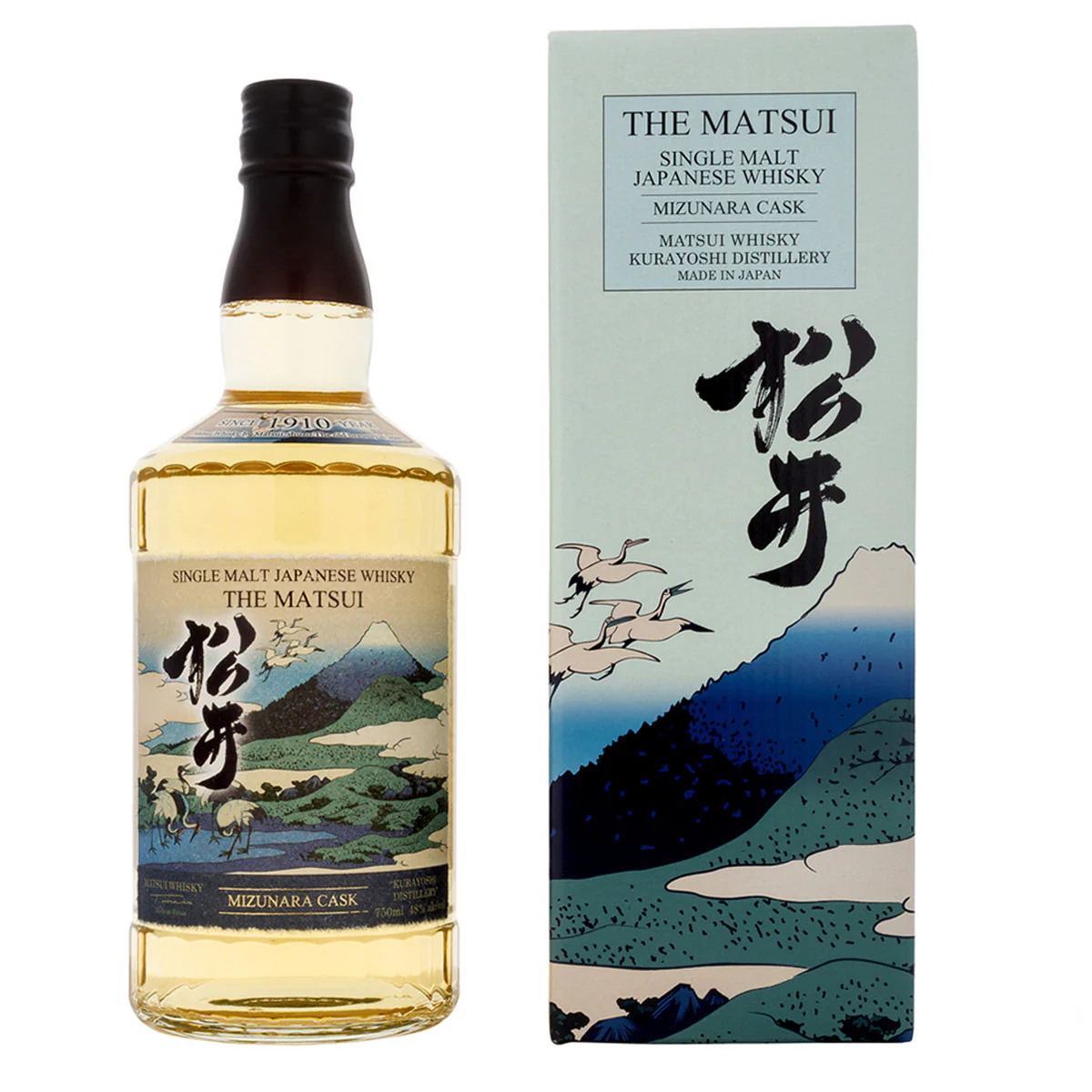 THE MATSUI WHISKY SINGLE MALT MIZUNARA CASK JAPAN 750ML