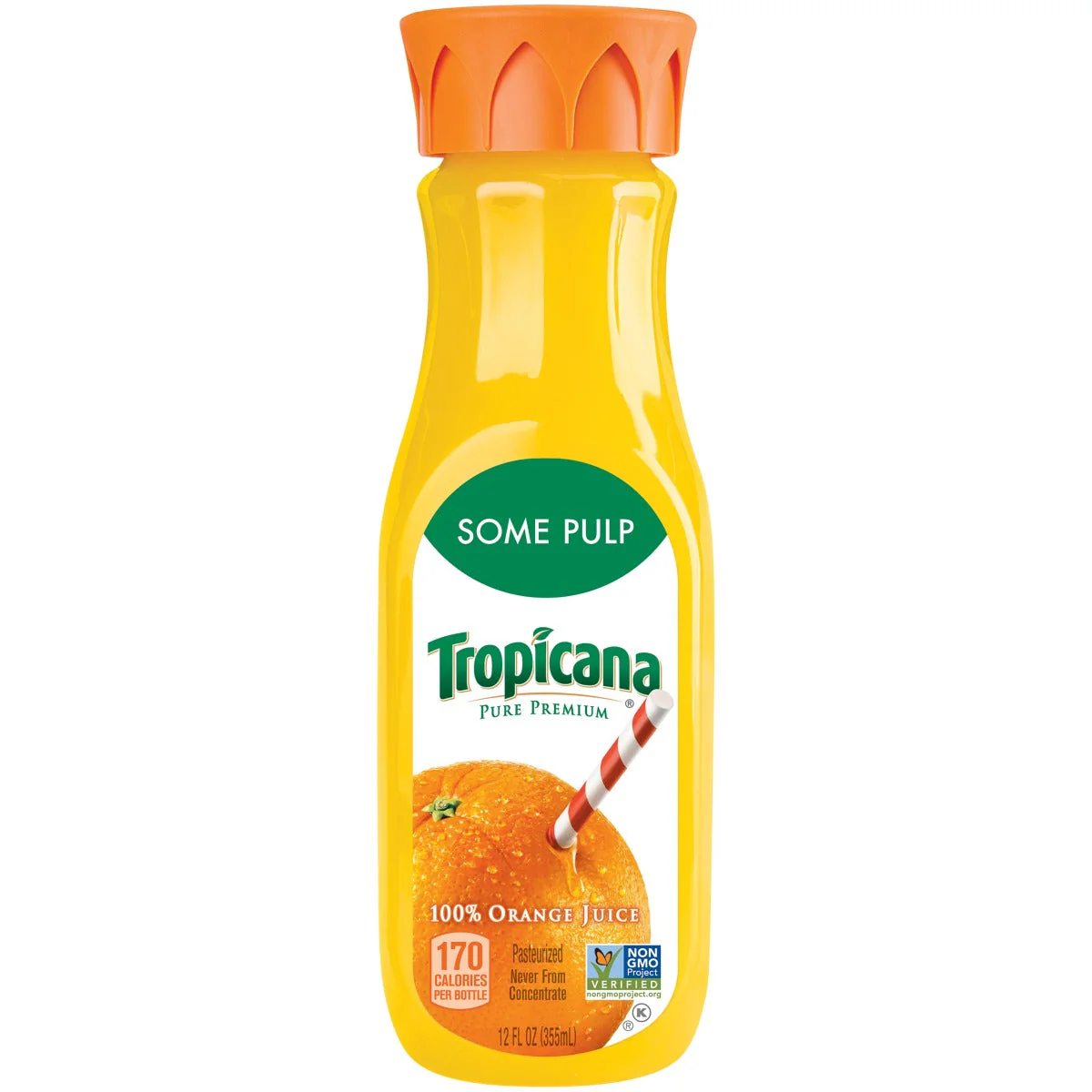 TROPICANA ORANGE JUICE 12OZ BOT