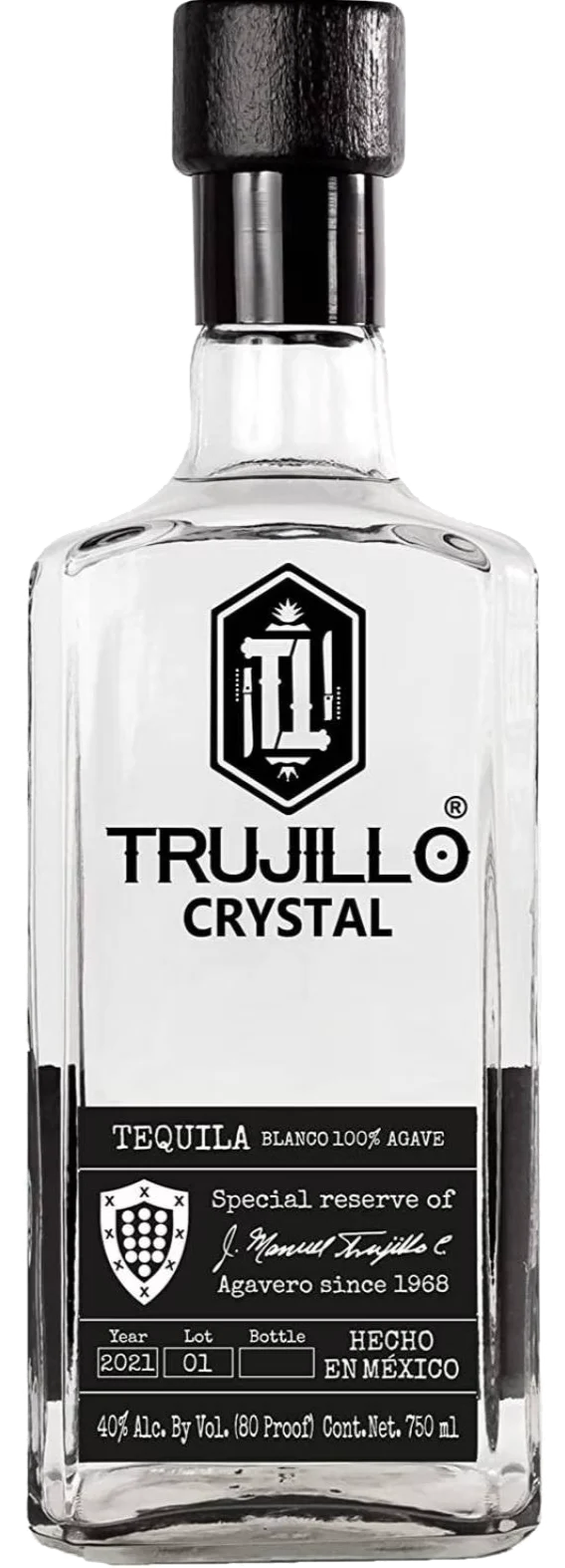 TRUJILLO TEQUILA BLANCO CRYSTAL 700ML