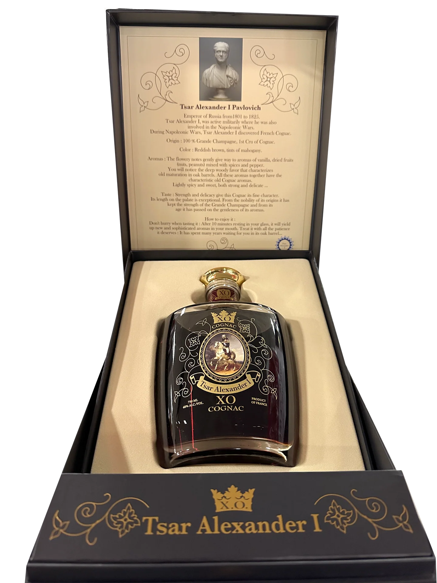 TSAR ALEXANDER I COGNAC XO FRANCE 750ML