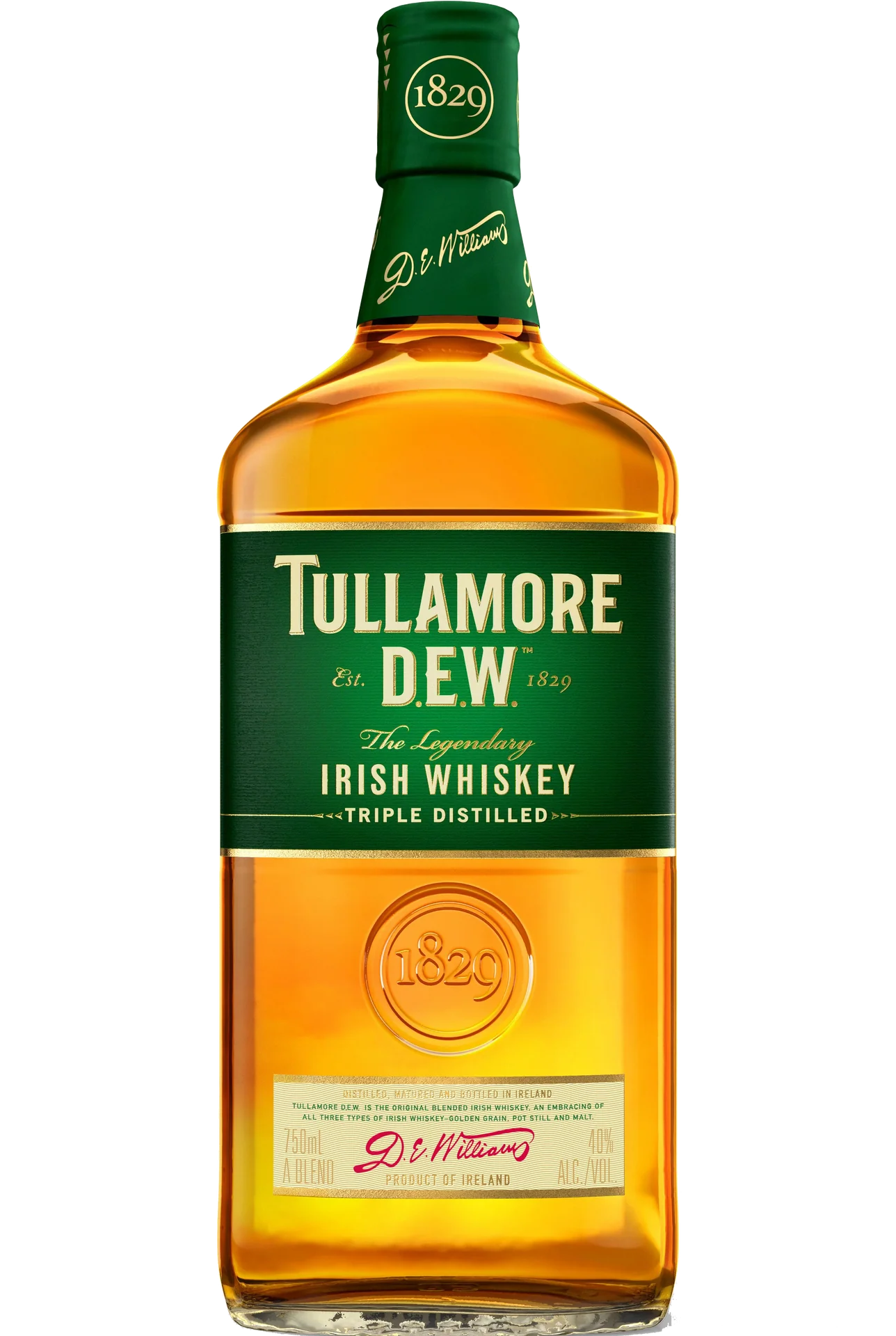 TULLAMORE DEW WHISKEY IRISH TRIPLE DISTILLED 750ML