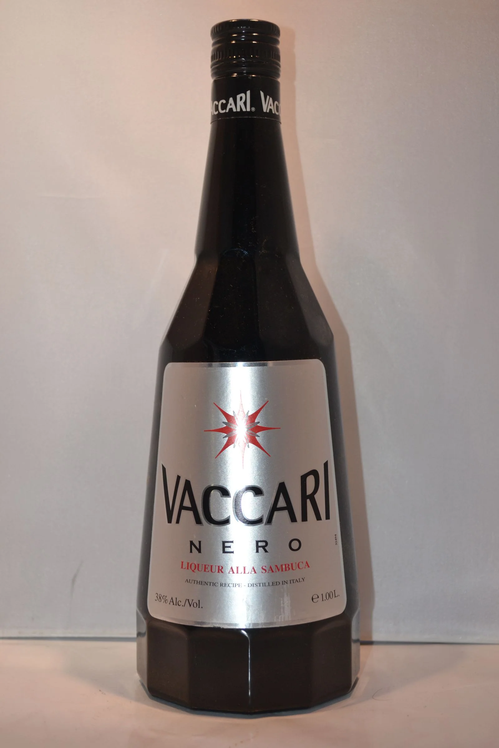 VACCARI NERO SAMBUCA LIQUEUR 1LI