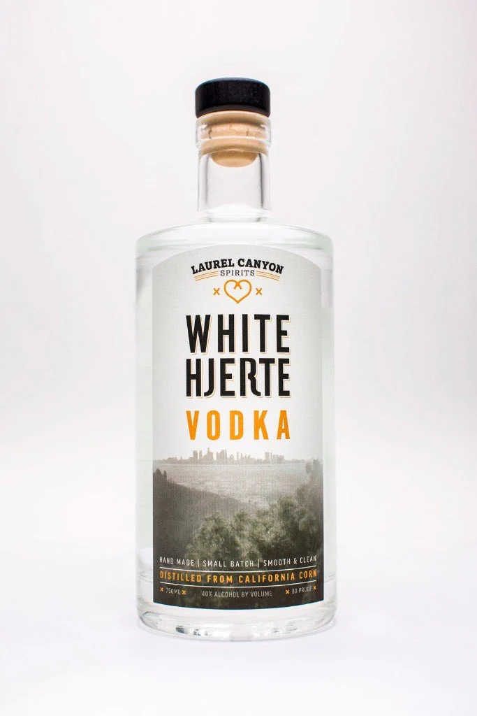 WHITE HJERTE VODKA CALIFORNIA 750ML