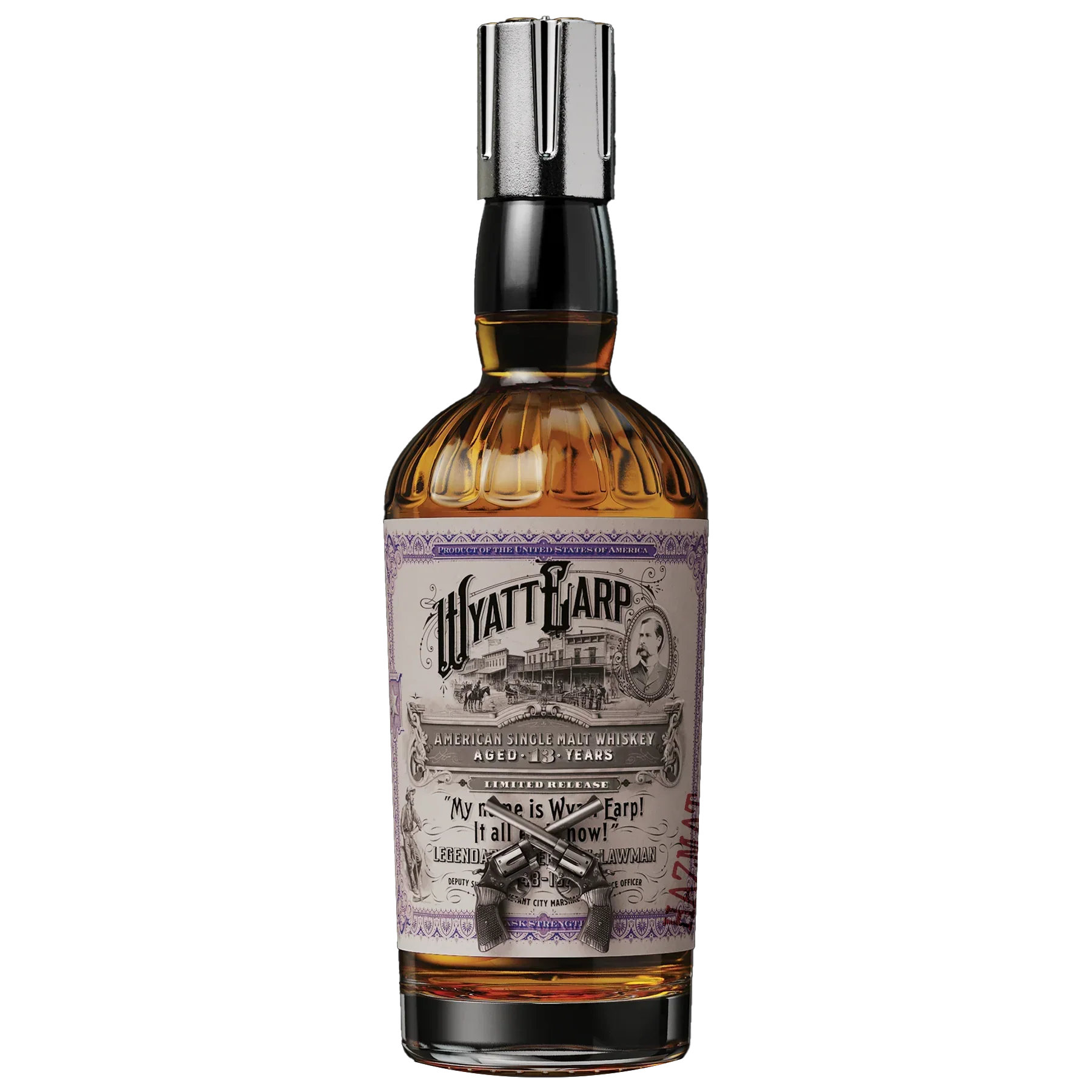 WYATT EARP WHISKEY SINGLE MALT CASK STRENGTH LIMITED EDITION GEORGIA 13YR 750ML